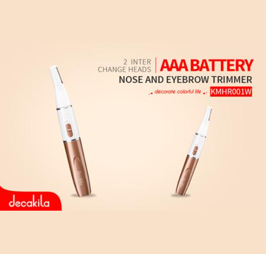 Nose and Eyebrow Trimmer 2 Exchange Heads Decakila