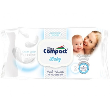 72 Ultra Compact Wipes