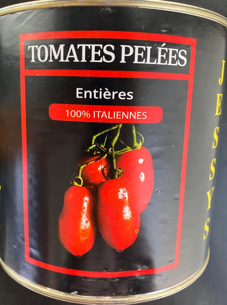 Tomates Pelées Entières Jessy 2.5kg