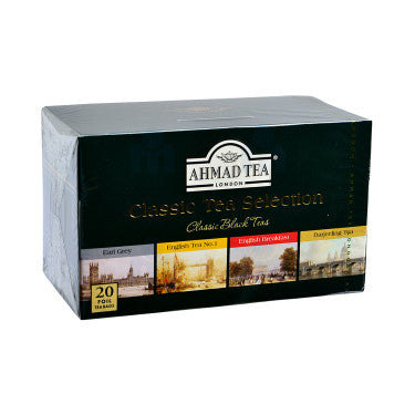 Classic Tea Sélection ( Classic Black Teas )  Ahmad Tea 20 Sachets 40g