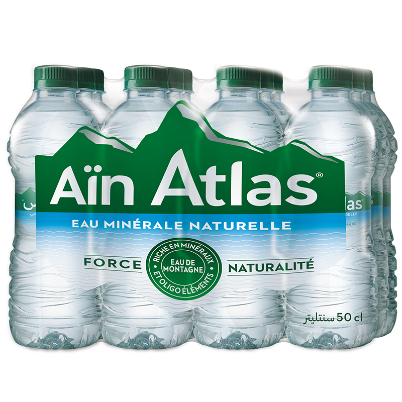Ain Atlas Natural Mineral Water 12x50cl