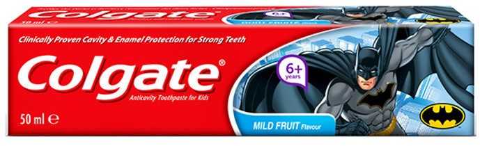 Sweet Fruity Toothpaste / Bat Man Colgate