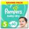 60 Baby-Dry Junior Pampers T5 Nappies (11 - 16 kg)