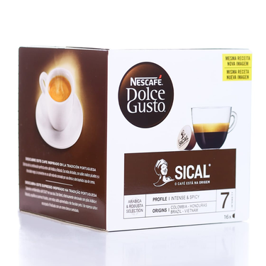 16 Espresso Capsules Sical Nescafé Dolce Gusto 
