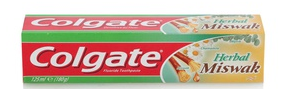 Dentifrice Herbal Miswak ( Miswak, Camomille et Myrrhe)  Colgate 50ml