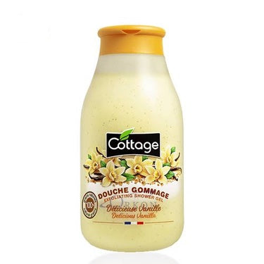 جل استحمام مقشر لذيذ بالفانيليا من كوتاج، 270 مل