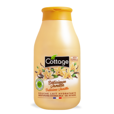 Shower Milk Moisturizing 97% ingredients of natural origin Delicious Vanilla Cottage 250 ml