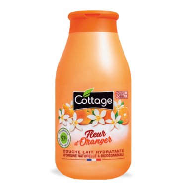 Moisturizing Shower Milk 97% Natural Origin Ingredients Cottage Orange Blossom 250ml