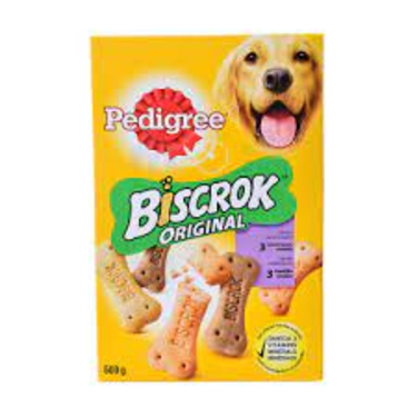 Biscrok Original Pedigree Crunchy Adult Dog Biscuits 500 g 