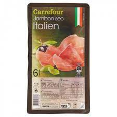 6 شرائح لحم خنزير إيطالي جاف 100 جرام