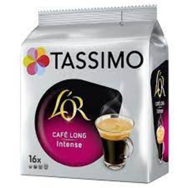 16 cápsulas de café TASSIMO Gold Long Intense