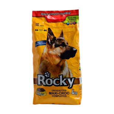 طعام الكلاب روكي للبالغين من ماكسي كروك، 4 كجم