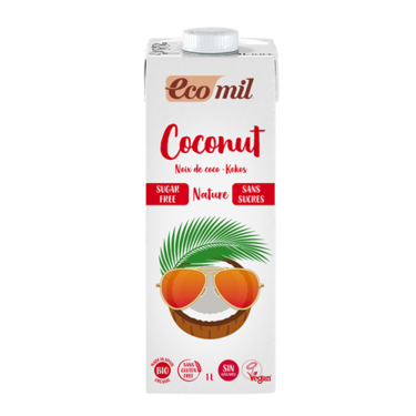 EcoMil Organic Sugar Free Coconut Milk 1L 