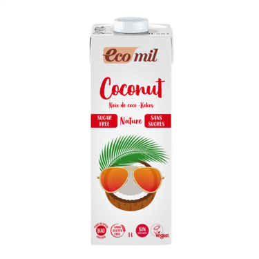 Lait de Coco Sans Sucres Bio EcoMil 1L