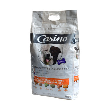 Croquettes pour Chien Light Poulet & Légumes Verts Casino 4Kg