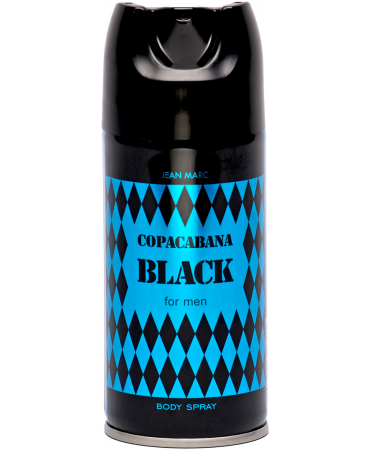 Deodorant Spray Deosprayv Copacabana Black Jean Marc 150ml