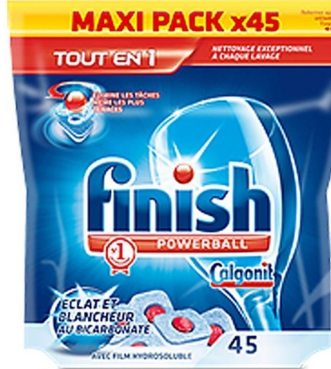 45 Dishwasher Water Soluble Film All in 1 Max bicarbonate Finish