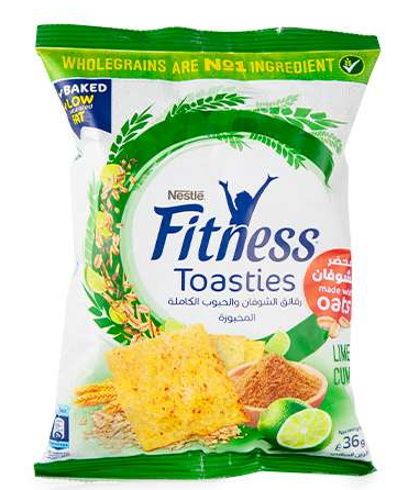 Céréales Fitness  Toasties Lime & Cumin Nestlé  36g