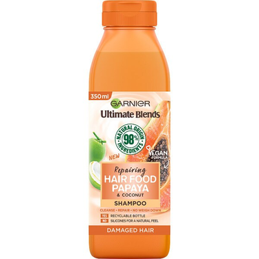 Garnier Ultra Doux Papaya Repair Shampoo for Damaged Hair 350ml 