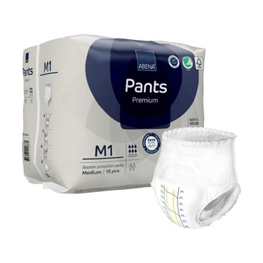 15 Adult Diapers Abena Premium Size M1 (80 -110 cm)