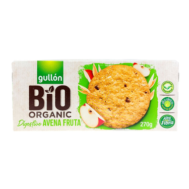 Biscuits Digestifs Aux Fruits et l'Avoine Bio  Gullon 270g