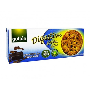 Biscuits Digestive à l'Avoine et aux Pépites de Chocolat  Gullon  425 g