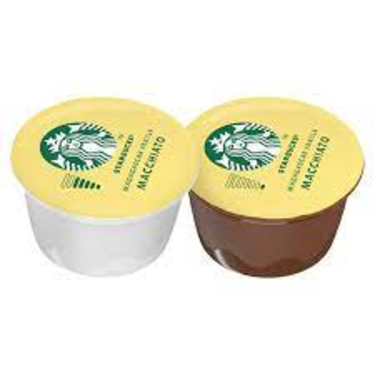 12 Capsules Macchiato Madagascar Vanilla Starbucks by Dolce Gusto