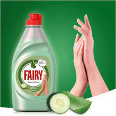 Dishwashing Liquid Cleaning and Care Aloe Vera and Cucumber Fairy 500 ml