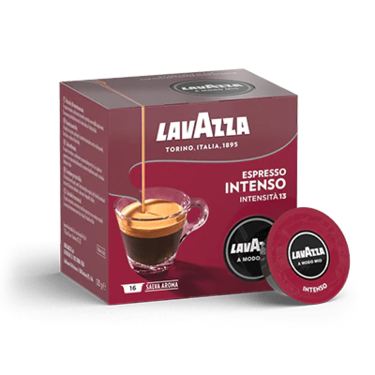 16 capsules Café Espresso Intenso intensité 13 Lavazza a Modo Mio