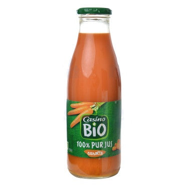 100 % Pur Jus Carotte Naturellement Bio Casino 75 cl