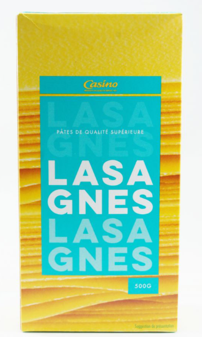 Lasagnes Casino 500 g