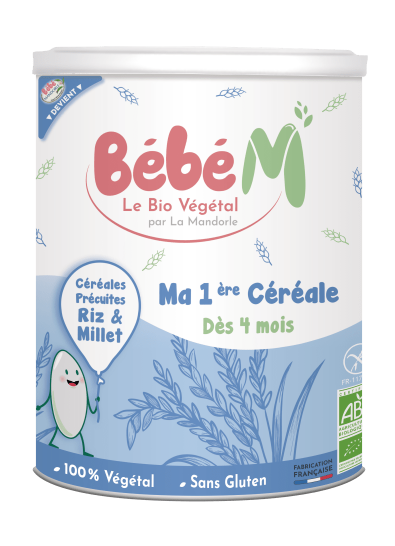 حبوب ماي فيرست - الأرز والبوري - عضوي وخالي من الغلوتين - 6 أشهر للأطفال M 400 جرام