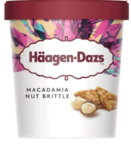 Häagen-Dazs Macadamia Ice Cream Tub 500ml