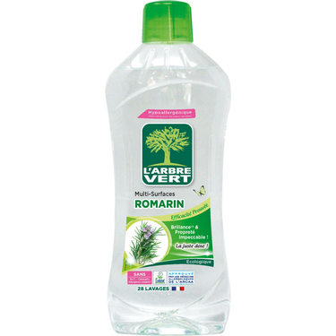 Multi-Surface Cleaner Rosemary Scent 28 washes L'Arbre Vert 1L