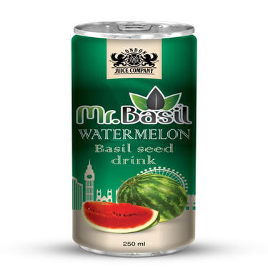 Basil Seed &amp; Watermelon Drink Mr. Basil 250 ml