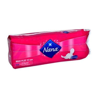 10 Maxi Plus Nana Sanitary Napkins 10mm
