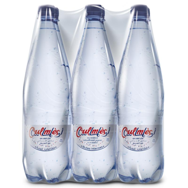 Oulmes Naturally Sparkling Mineral Water 6x1L