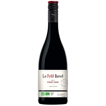 Organic and alcohol-free Pinot Noir Le Petit Béret 75 cl