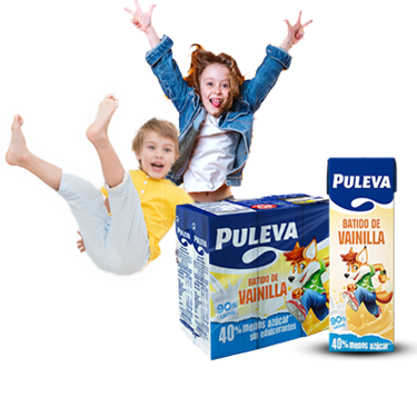 Vanilla Milkshake 90% Puleva Gluten Free Milk 6 x 200 ml