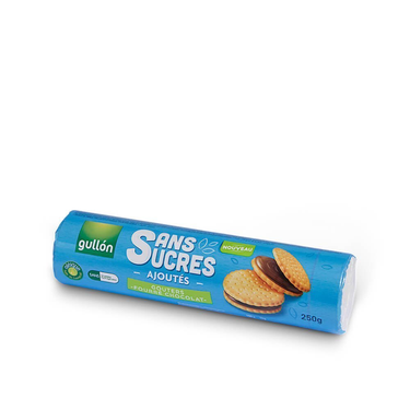 Cookies Taste Filled Chocolate Without Sugars Gullon 250 g