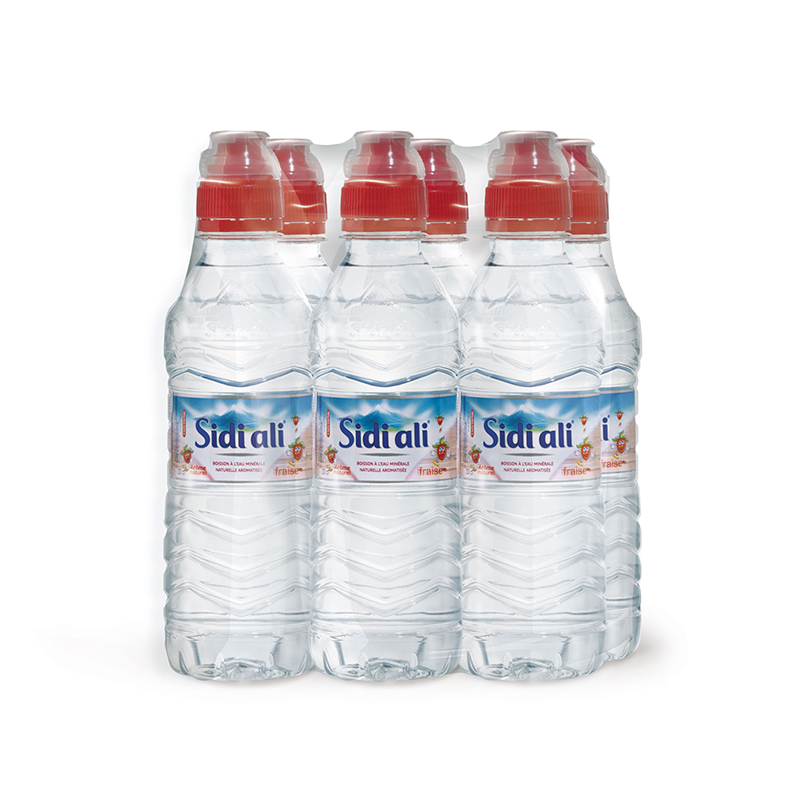 مياه معدنية طبيعية سيدي علي للأطفال بالفراولة 6 × 33 سنتيلتر