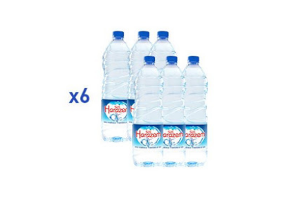 مياه معدنية طبيعية سيدي حرازم 6x1.5 لتر