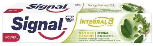 Dentifrice Intégral 8 Nature Éléments Herbal Soin Gencives   Signal 75 ml