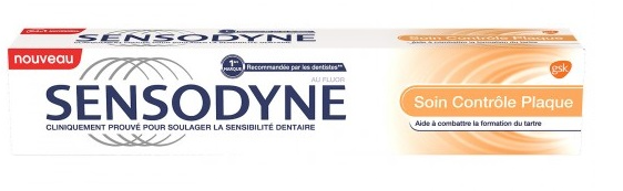 Dentifrice Soin Contrôle Plaque Sensodyne 75ml