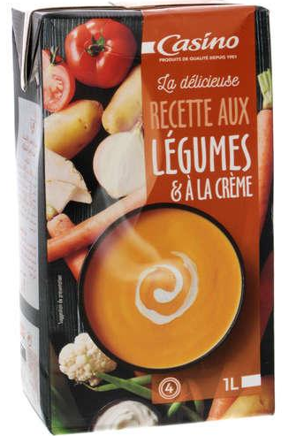 Vegetable Velouté with Casino Cream 1L