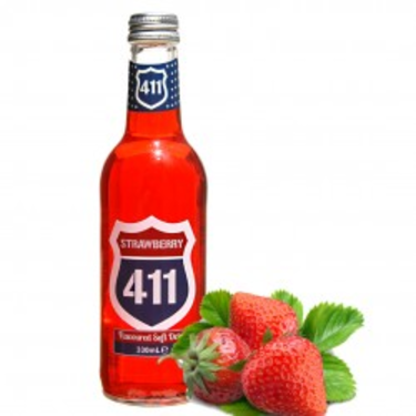 Strawberry Flavored Soft Drink 411 330 ml