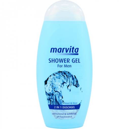 Gel douche Marvita For men300ml  2en1 Hair & body