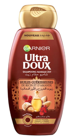 Shampoing Aux Huiles Guérisseuses de Ricin et d’Amande Ultra Doux 200ml