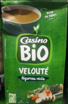 Organic Green Vegetable Velouté Casino 1L