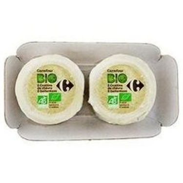 Carrefour Organic Goat Cheese Dung (2x60 g) 120 g 